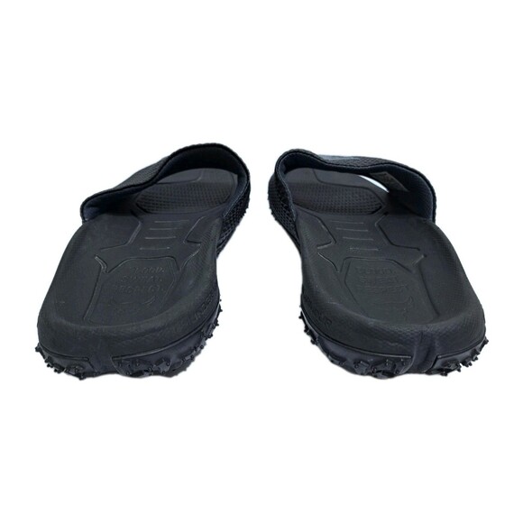 Under Armour Project Rock Slides Men Size 7 Black Michelin Wild Gripper Charged - Picture 5 of 8